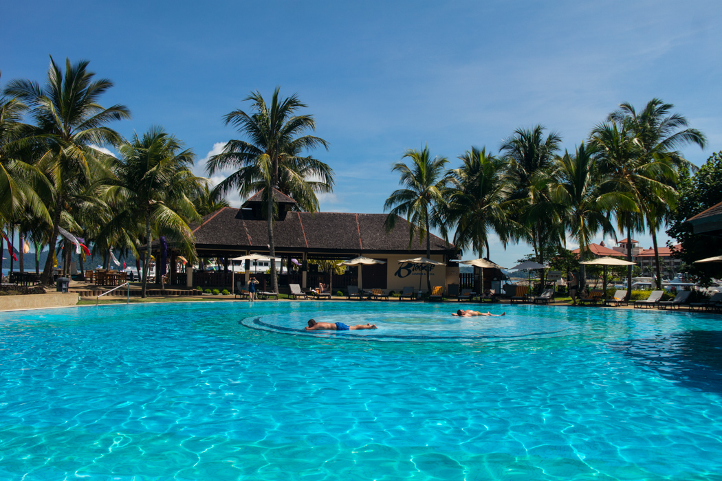 코타키나발루 여행(Travelogue to Kota Kinabalu) _ 수트라하버 리조트 36 수트라하버 퍼시픽 수영장