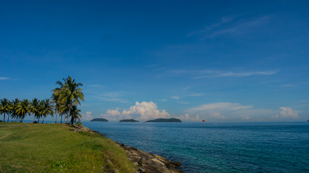 코타키나발루 여행(Travelogue to Kota Kinabalu) _ 수트라하버 리조트 26 수트라하버 퍼시픽 골프장 호수와 백로