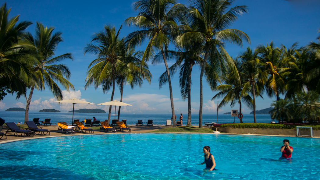 코타키나발루 여행(Travelogue to Kota Kinabalu) _ 수트라하버 리조트 35 수트라하버 퍼시픽 수영장