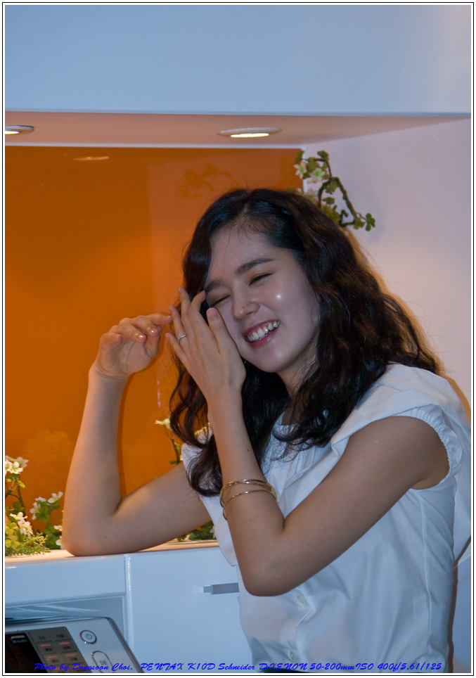 삼성 지펠 신제품 발표회장에서 한가인, 이다혜, 윤은혜 43 삼성 신제품 발표회에 참석한 한가인씨