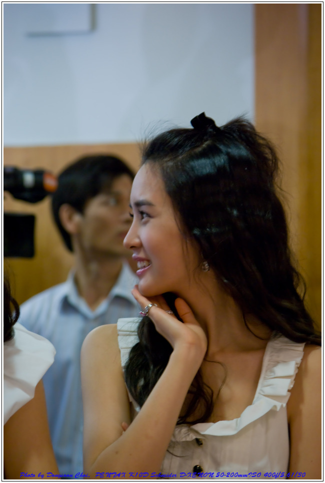  삼성 신제품 발표회에 참석한 이다혜씨 