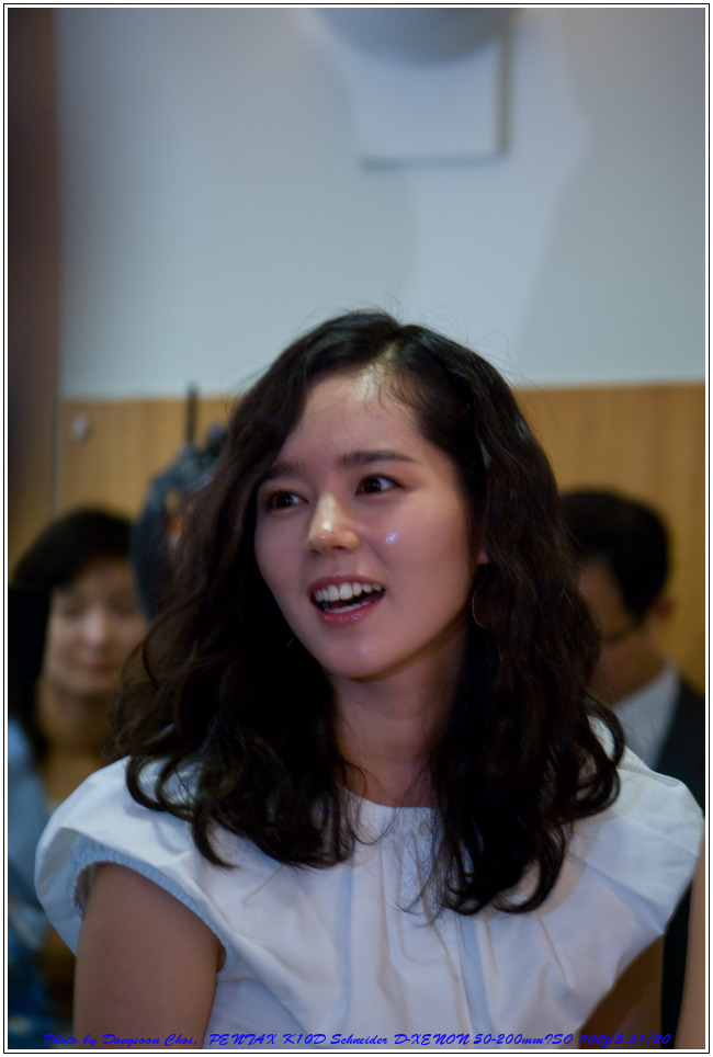 삼성 지펠 신제품 발표회장에서 한가인, 이다혜, 윤은혜 42 삼성 신제품 발표회에 참석한 한가인씨