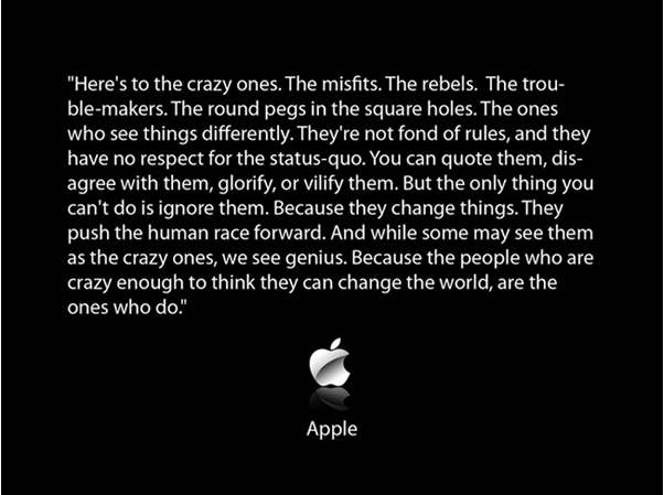  Think different  