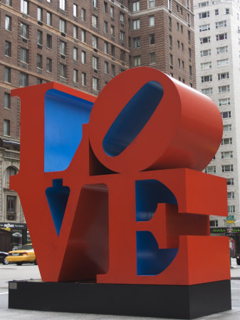  Robert Indiana_Love_Sculpture_6th Avenue Manhattan New York