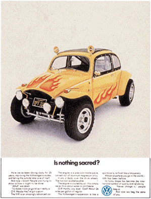 폭스바겐 뉴비틀(New Beetle 광고 내세울 것