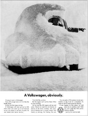 폭스바겐 뉴비틀(New Beetle 광고 VM이 분명합니다.