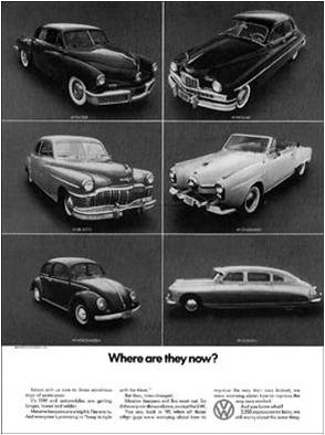 폭스바겐 뉴비틀(New Beetle 광고 이 차들은 다 어디에 있나요?)