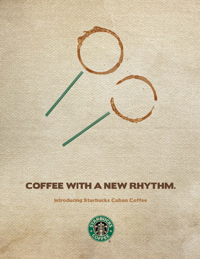 스타벅스 인쇄광고 starbucks print ads 10 coffee with a new rhythm.jpg