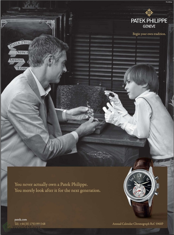  명품중의 명품 파택 필립(PATEK PHILPPE) 아들과 시계에 대해서 이야기하다.  