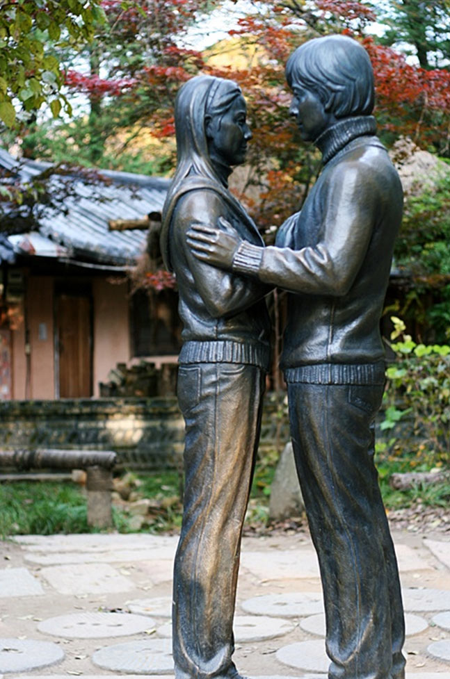 남이섬-겨울연가 연인상