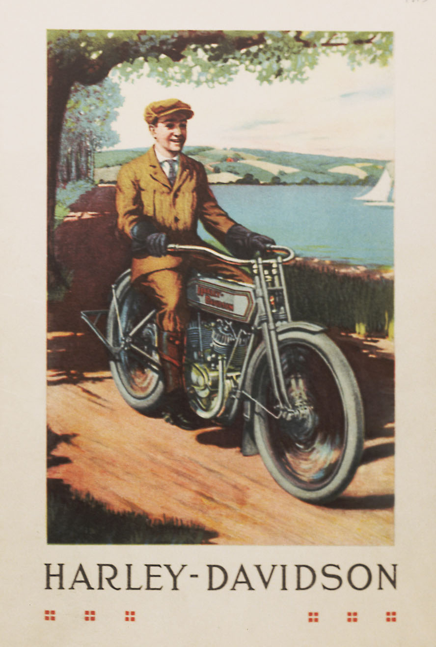 할리데이비슨(Harley-Davidson) 초기 광고 1913년