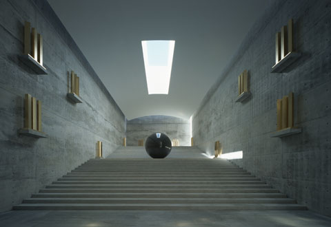  나오시마 지중미술관 내부모습