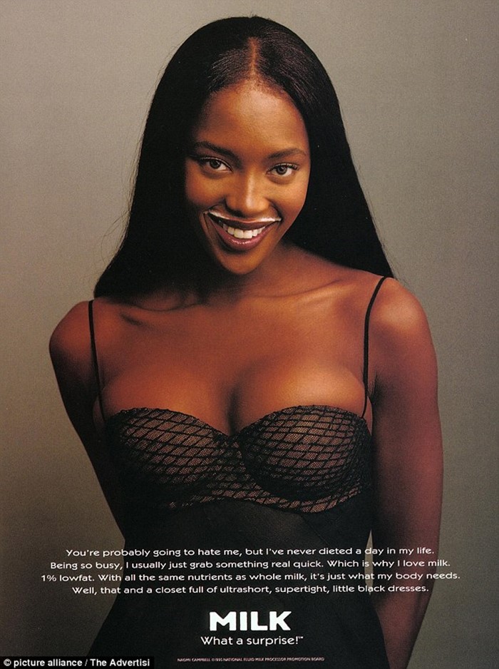 Naomi Campbell was the first of many celebrities to feature in the Got.jpg