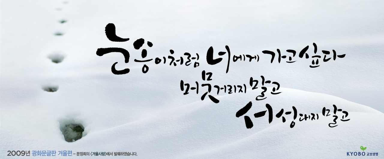 2009년 겨울, 문정희의 겨울사랑.jpg