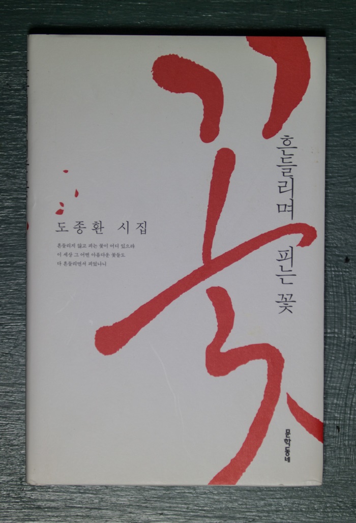   도종환시인의 흔들리며 피는 꽃  