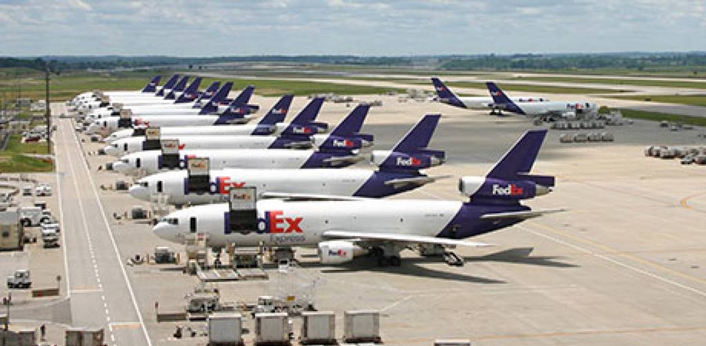 대기하고 있는 페덱스 항공기들 Fedex Flights
