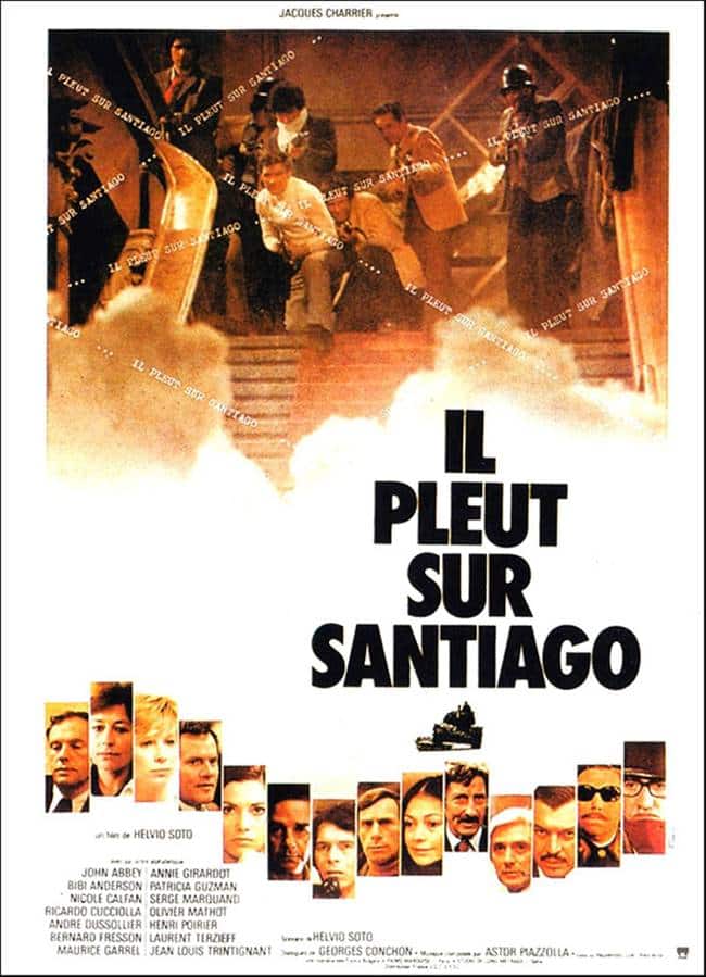 영화 산티아고에는 비가 내린다 포스터 Il Pleut Sur Santiago (1975)