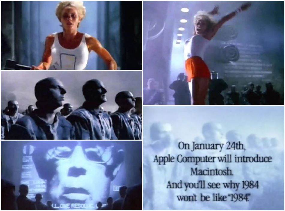 1984년 애플 매킨토시 런칭 슈퍼볼 광고 clip image
