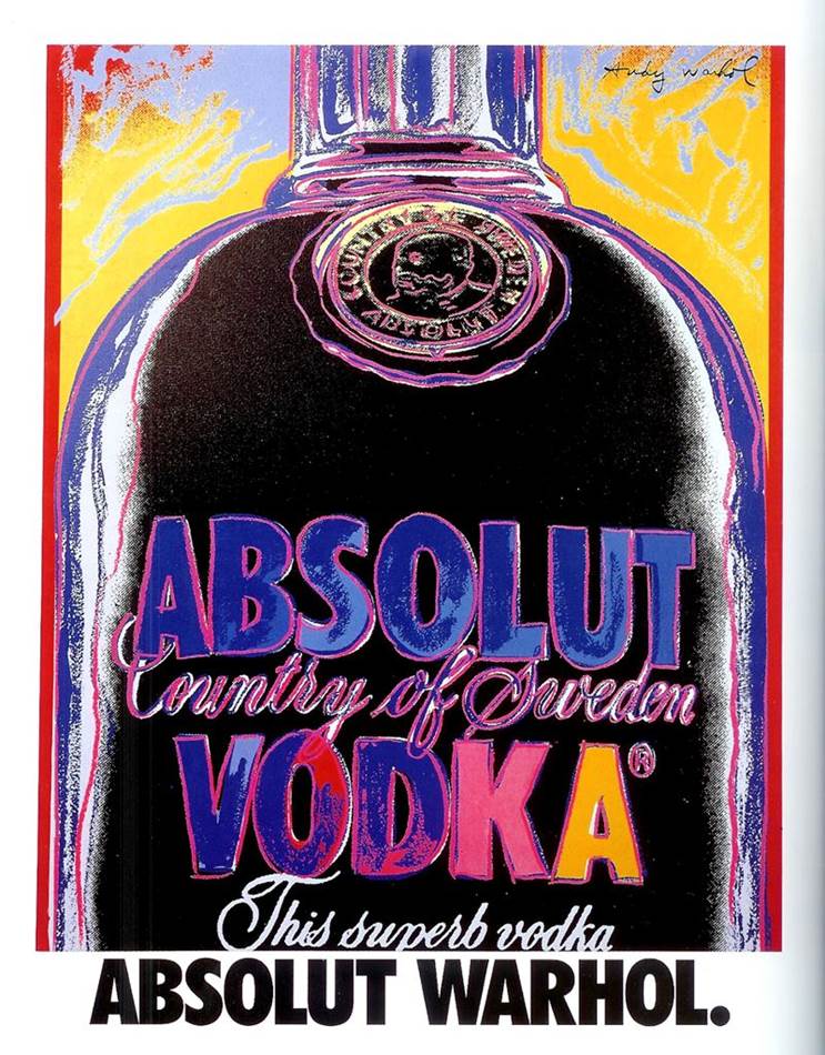 앱솔루트 보드카(Absolut Vodka) 성공요인 3가지 고찰 100 ABSOLUT AD 앤디 워홀 resize.png