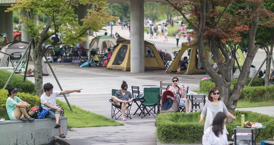 광교호수공원 풍경_텐트-6658