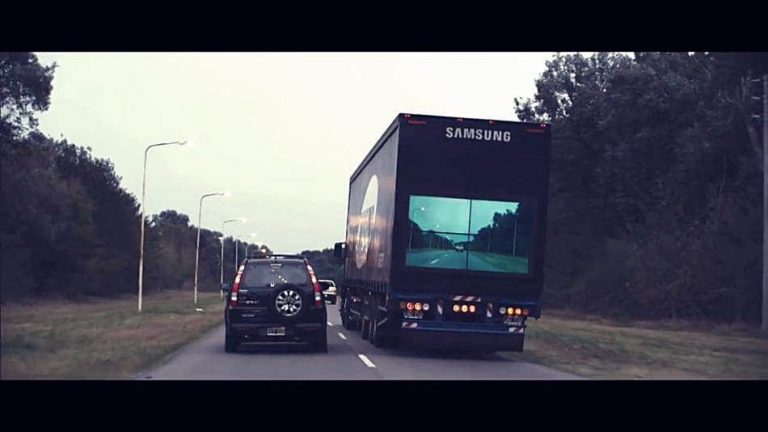 기술로 안전을 지키다 – 삼성 Safety Truck 광고