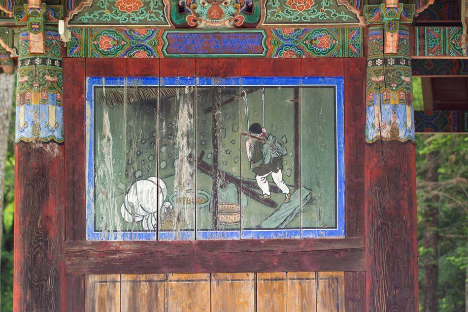 평창 월정사 사천왕문 그림-4897