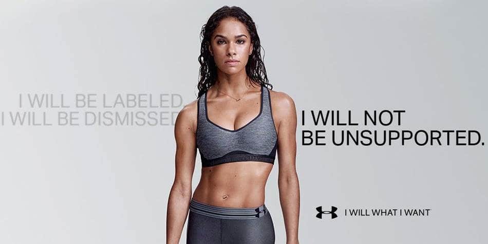 언더아머(Under Armour) 후원 유명한 댄서인 미스티 코펠랜드 misty copeland