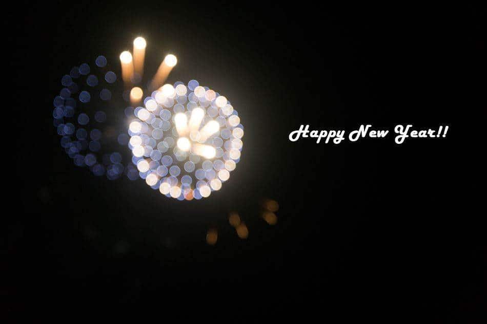 괌에서 불꽃놀이 중 Happy New Year!!