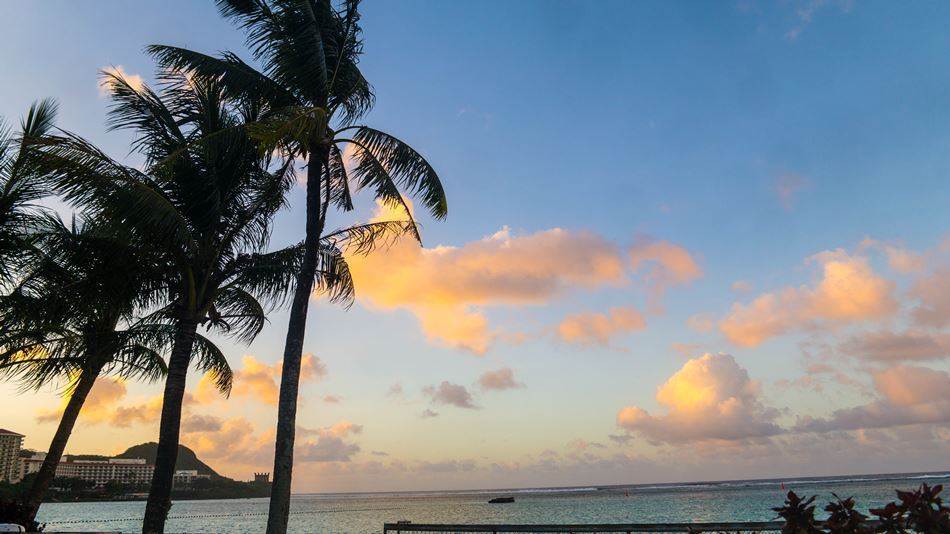 PIC 괌에서 바라보는 석양 SUNSET OF guam