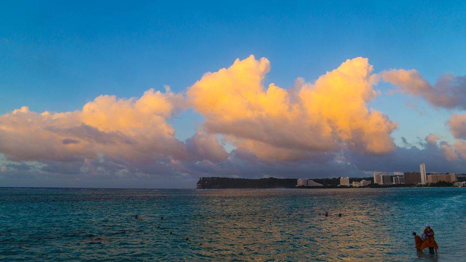 PIC 괌에서 바라보는 석양 SUNSET OF guam