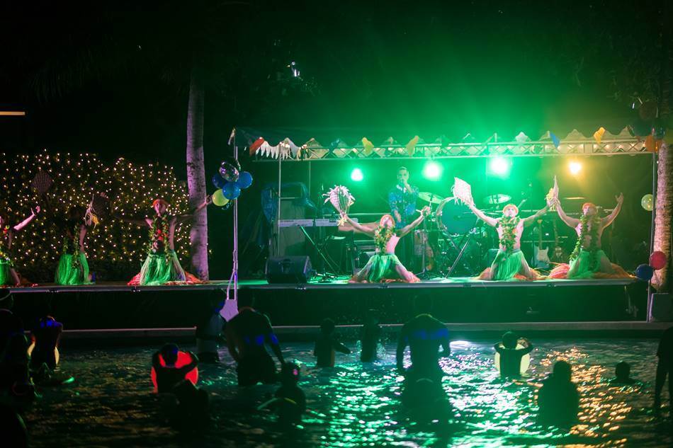 원주민 전통 공연 모습