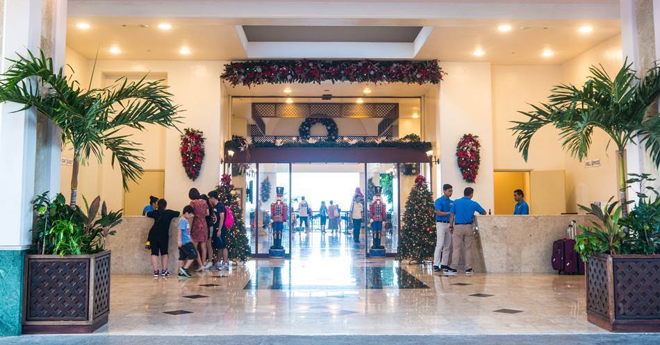 괌 PIC 로비 풍경