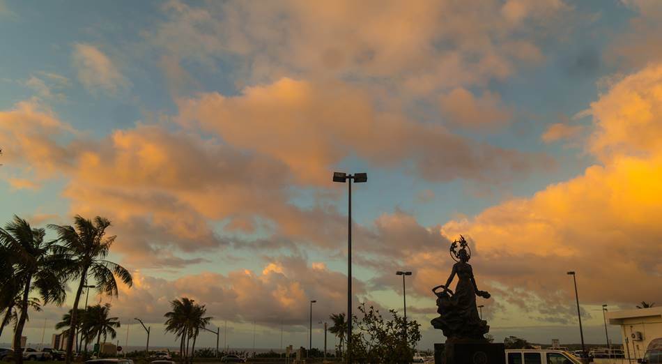 괌여행_괌 도착해 처음 본 석양의 하늘-3020