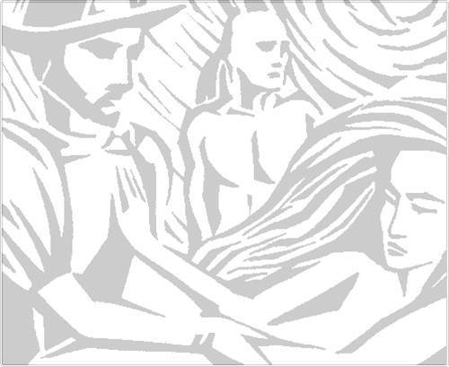 사랑의 절벽(Two Lovers Point) 전설 삽화(illustration)