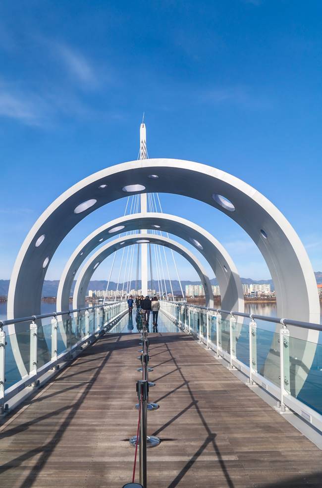 춘천 소양강 스카이워크 입구에서 담아본 풍경