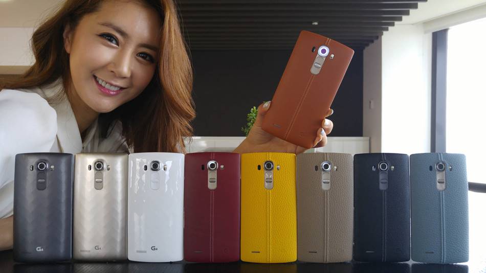 LG 스마트폰 역사_2015년 5월 'G4', 가죽 소배 차별화 큰 성과를 내지 못함