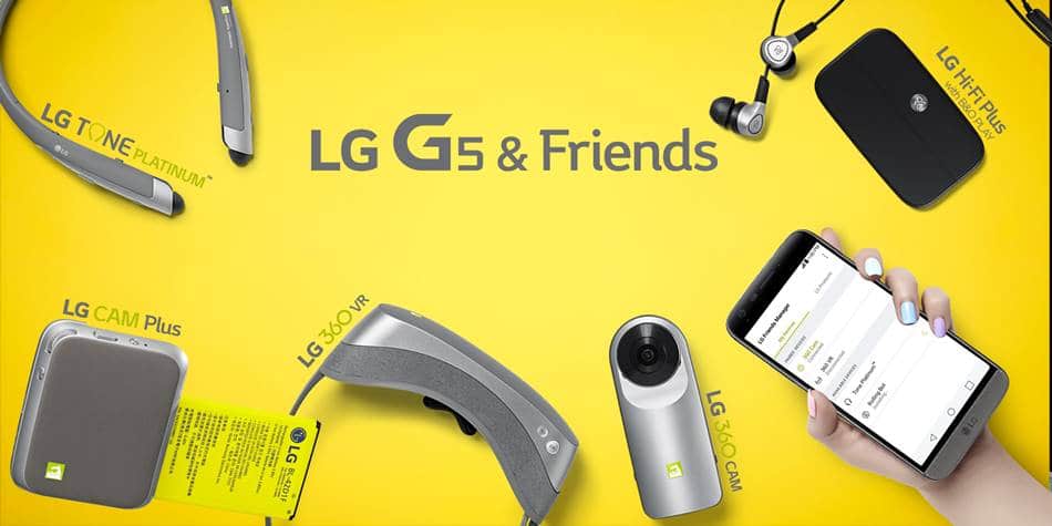 LG 스마트폰 역사_2016년 2월 'G5', MWC에서 공개 모듈형 설계는 큰 반향을 일으켰으나 성과는 좋지 못함