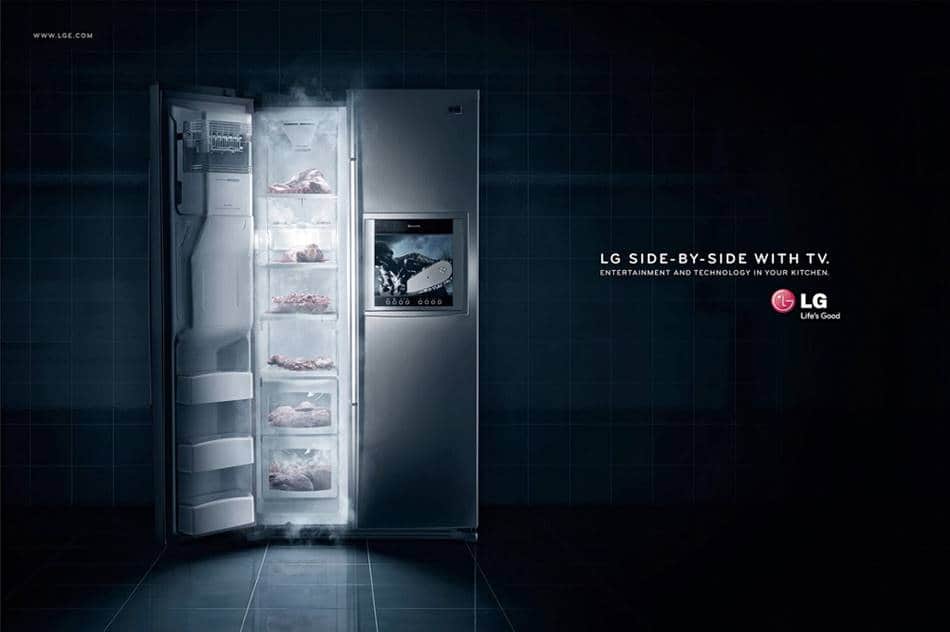 LG전자 냉장고 광고 SIDE BY SIDE WITH TV 2009년 Y&R 02