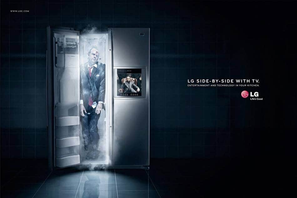 LG전자 냉장고 광고 SIDE BY SIDE WITH TV 2009년 Y&R 02