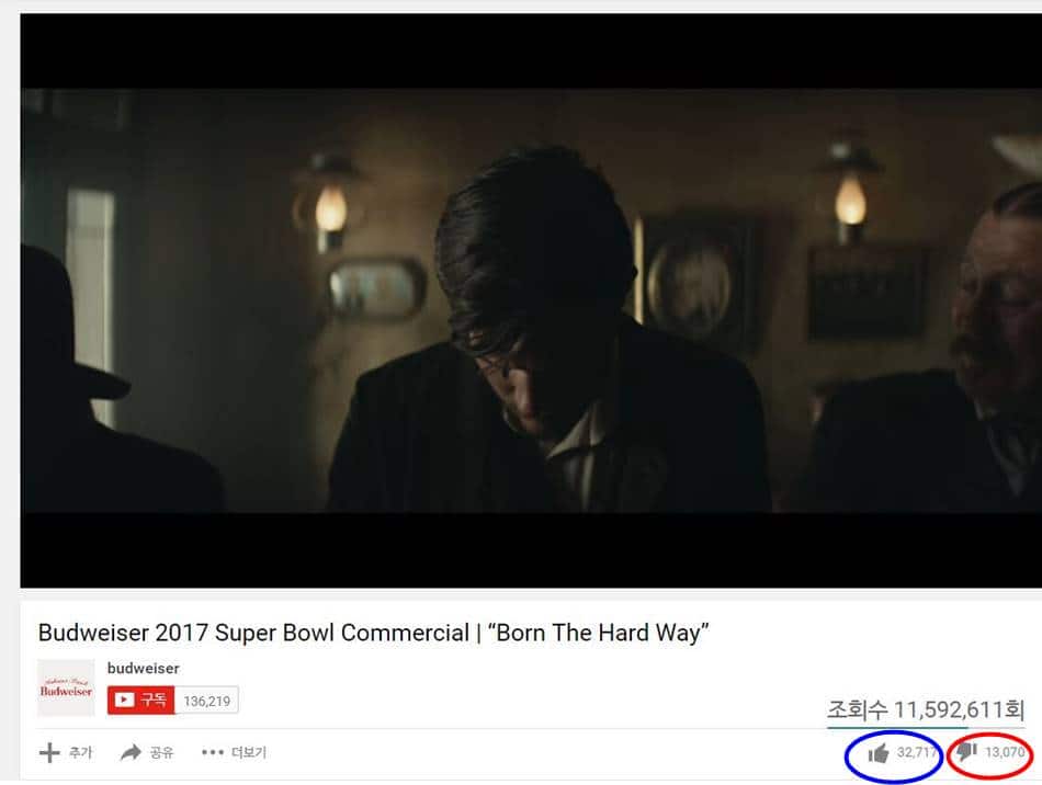 2017년 버드와이저 슈퍼볼광고는 트럼프의 반이민자 정책을 비난하는 것일까? 1