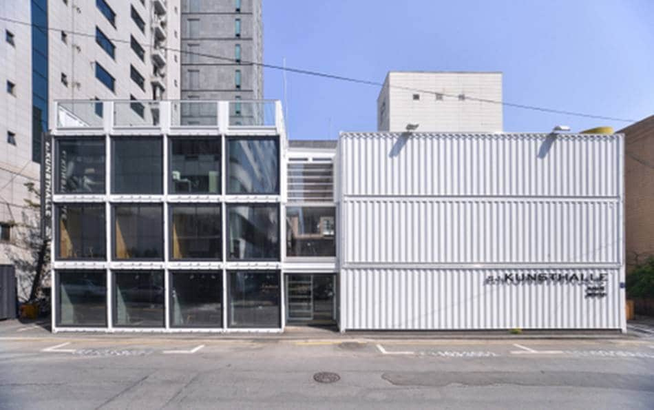 삼성 셰프컬렉션 패밀리허브 익스피리언스데이가 열린 SJ쿤스트할레 정면 모습