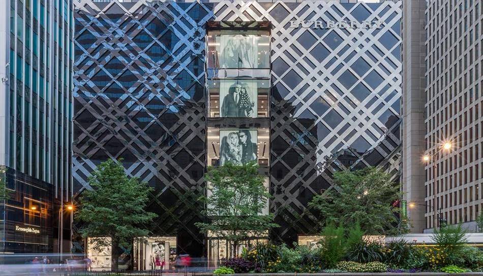 버버리 플래그쉽 스토어 시카고