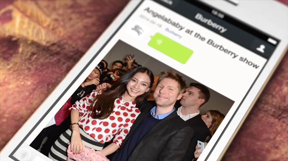버버리와 위챗 공동마케팅 2014년 Burberry on WeChat_ A_W14 Show and London to Shanghai Event