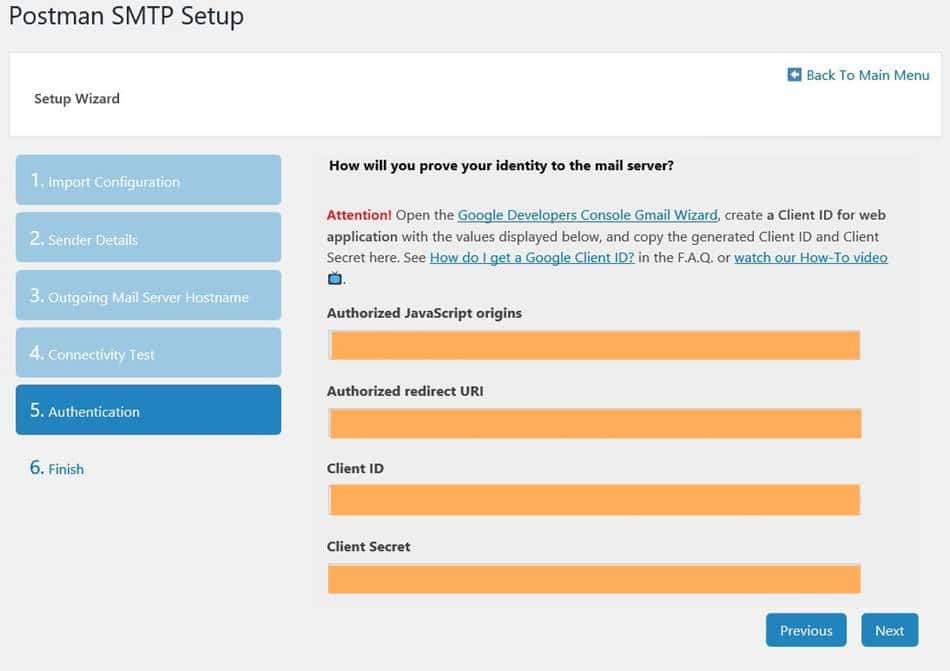 워드프레스 이메일 플러그인 포스트맨 Postman_Authentication