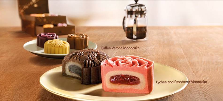 스타벅스에서 출시한 월병(月饼) 영어로 문케익-mooncake이라 한다