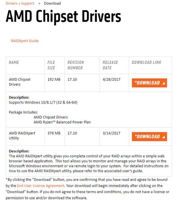 인텔 절반가격으로 만드는 라이젠(Ryzen) 하이엔드 PC - 라이젠 1700 + Asus Prime B350-plus 그리고 극한의 오버클럭 54 AMD Chipset Drivers를 최신으로 업데이트 하기