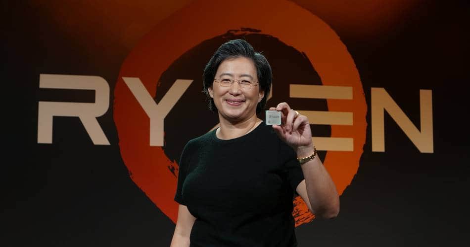 AMD Ryzen 발표하는 AMD CEO