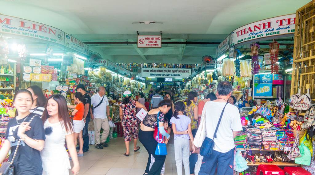 베트남 다낭 여행 - 다낭 한마켓 입구에서 바로 본 전경-3694