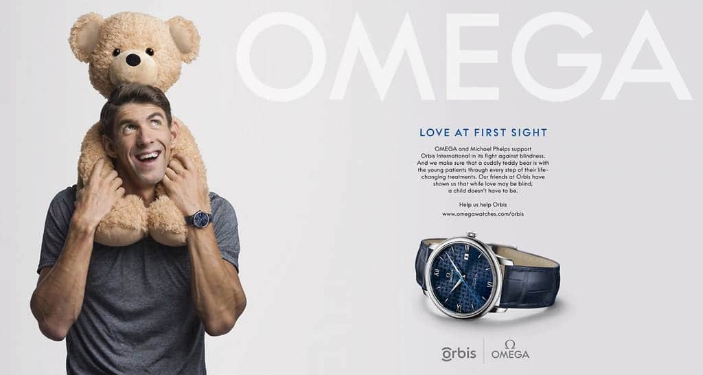 오메가(Omega) 마이클 펠프스(Michael Phelps)