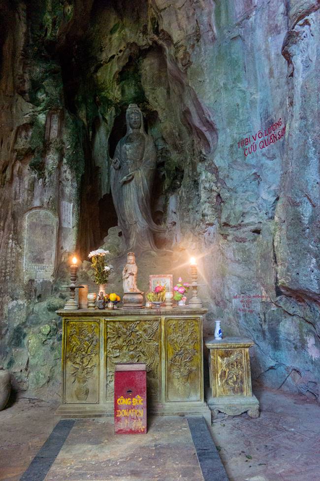 오행산(마블 마운틴) 후옌콩(Huyen Khong- 玄空) 동굴 내부